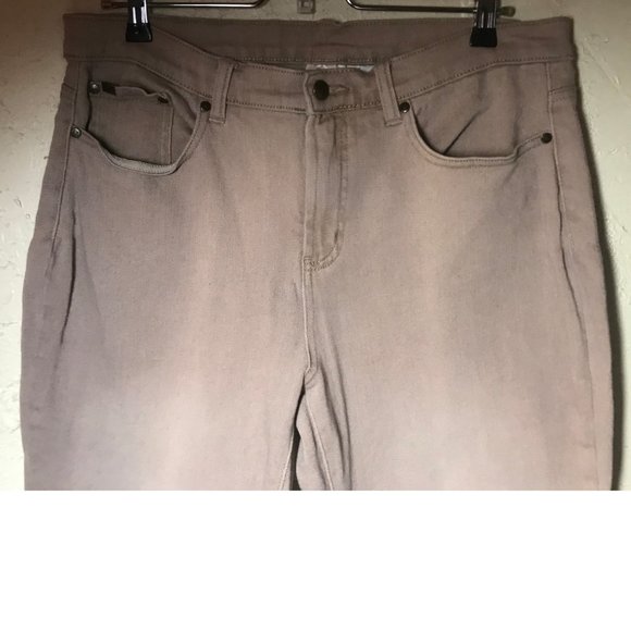 DG By Diane Gilman Beige Stretch Ankle Jeans 14P - Picture 4 of 7